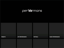 Tablet Screenshot of performansfoto.com